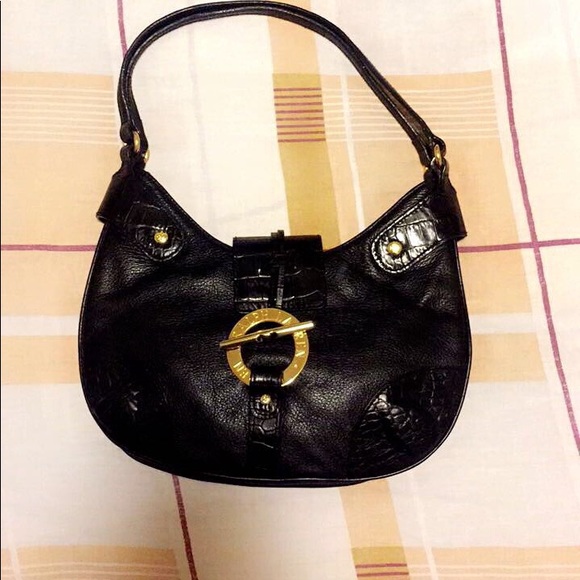 Vintage Ralph Lauren Black and Gold Bag - Picture 8 of 8